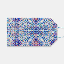 Vibrant geometrisch cadeau Label Cadeaulabel