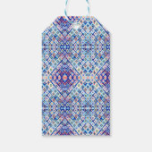 Vibrant geometrisch cadeau Label Cadeaulabel (Achterkant)