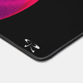 Vibrant Glossy Finish Geometric Gaming Mouse Pad (Coin)