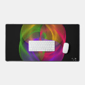 Vibrant Glossy Finish Geometric Gaming Mouse Pad (Clavier et souris)