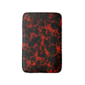 Vibrant Gothic rood en zwart Badmat (Voorkant Verticaal)