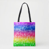 Vibrant Gradient Tie Dye Canvas tas (Voorkant)