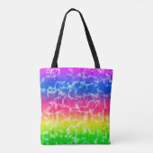 Vibrant Gradient Tie Dye Canvas tas (Achterkant)