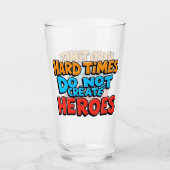 Vibrant Gradient Typographical Create Heroes Glas (Voorkant)