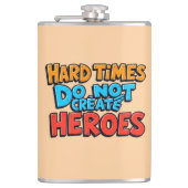 Vibrant Gradient Typographical Create Heroes Heupfles (Voorkant)