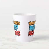 Vibrant Gradient Typographical Create Heroes  Latte Mok (Voorkant)