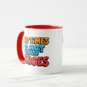 Vibrant Gradient Typographical Create Heroes Mok (Voorkant links)