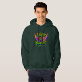 Vibrant Graffiti Believe in Yourself Hoodie - (Voorkant volledig)