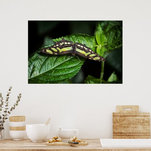 Vibrant Green Print (Keuken)