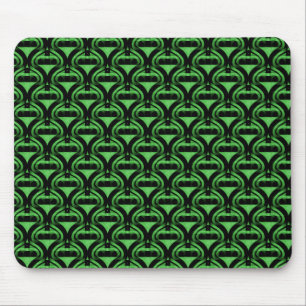 Vibrant Green Retro Cool Mousepad Muismat