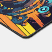 Vibrant Grunge Cyberpunk Mechanical Engine Gear (Coin)