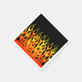 Vibrant Hot Classic Racing Flames on Fire Servetten (Hoek)