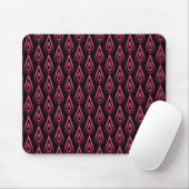 Vibrant Hot Pink Flickering Flames Mousepad Muismat (Met muis)