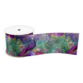 Vibrant Illustrated Peacock Pattern Lint (Spoel)