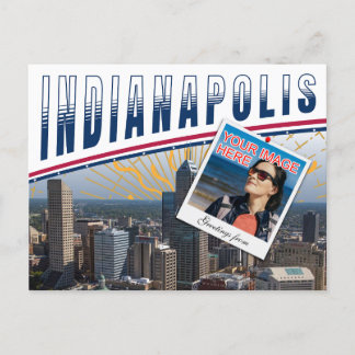 Vibrant Indianapolis Indiana Foto Collage Briefkaart