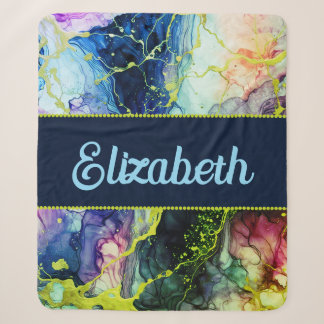 Vibrant Ink Fusion Sherpa Deken