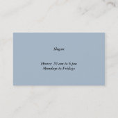 Vibrant jewel fractal Ferns Visitekaartje (Achterkant)