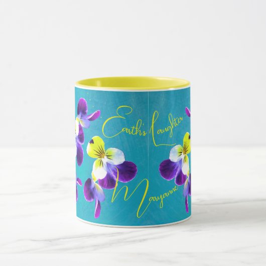 Vibrant Johnny Jump-up Laughing Violas Mok (Midden)