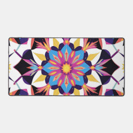 Vibrant Kaleidoscope Mandala Pattern Bureaumat