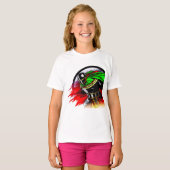  Vibrant Knight T-Shirt Throw Pillow Glass Coaster (Devant entier)