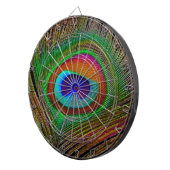 Vibrant koperen doezelaar dartbord (Voorkant Rechts)