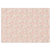 Vibrant Koraal Branches met Seashells Tafelkleed (Voorkant (Horizontaal))