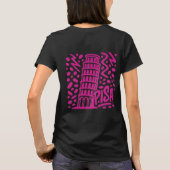 Vibrant Leaning Tower Pisa Graphic T-shirt (Achterkant)
