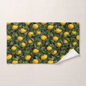 Vibrant Lemon Citrus Tree Pattern Bad Handdoek (Handdoek)