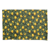 Vibrant Lemon Citrus Tree Pattern Kussensloop (Voorkant)