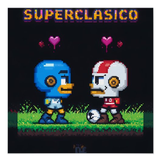 Vibrant "Less Is More" Abstract Graphic Perfect Poster (Voorkant)