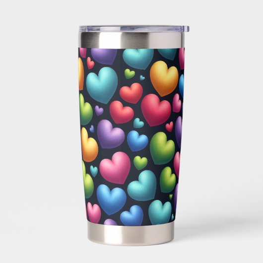 Vibrant Love Geïsoleerde Drinkbeker (Links)