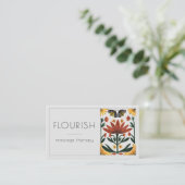 Vibrant Massage Therapy Symmetrisch Visitekaartje (Staand voorkant)