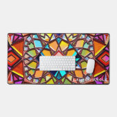 Vibrant Maximalist Mirror Pattern (Clavier et souris)