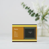 VIBRANT MEMORY2 MONOGRAM roze Visitekaartje (Staand voorkant)