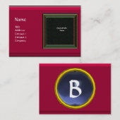 VIBRANT MEMORY3 MONOGRAM viool Visitekaartje (Voorkant / Achterkant)