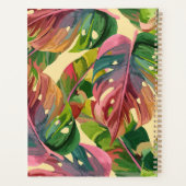 Vibrant Monstera Leaf Journal – Bold Tropical  (Dos)