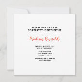 Vibrant Multicolor Birthday Celebration Card (Achterkant)