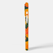 Vibrant Nature iPhone16 Coque - Motif sans couture (Verso / Gauche)