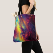 Vibrant Nebula Canvas tas (Dichtbij)