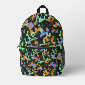 Vibrant Neon Camouflage Bedrukte Rugzak (Voorkant)