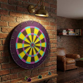 Vibrant Neon Glow Dartboard Dartbord