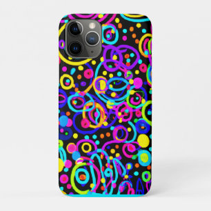 Vibrant Neon Pattern Art Design iPhone 11 Pro Hoesje