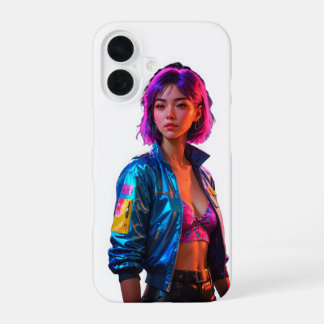 Vibrant Neon Style iPhone 16 Hoesje