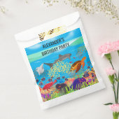 Vibrant ningaloo koraalrif geïnspireerd bedankzakje (Gezegeld)