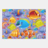 Vibrant Ocean Adventures Enveloppement Papier Set (Devant)