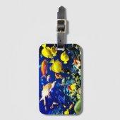 Vibrant Ocean Life Bagagelabel (Voorkant (verticaal))