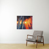 Vibrant Ocean Sunset - Kustkunst Wandkleed (In Situ (horizontaal))