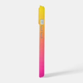 Vibrant Ombre Personnalisable rose jaune et orange (Côté gauche)