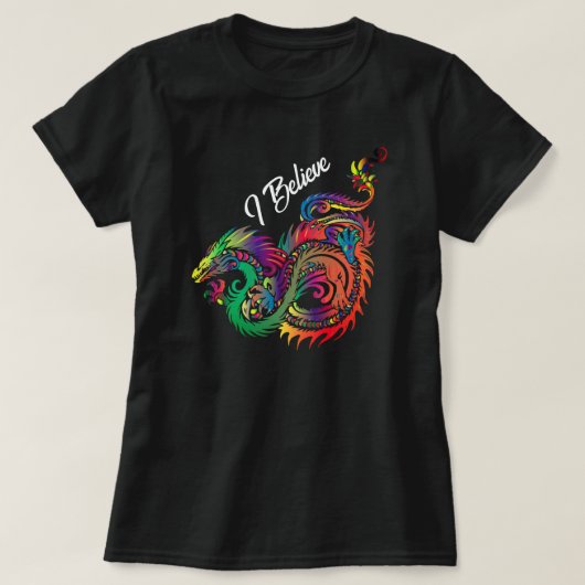 Vibrant Ornate Chinese Dragon T-shirt (Design voorkant)