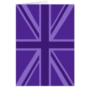 Vibrant Paars Union Jack